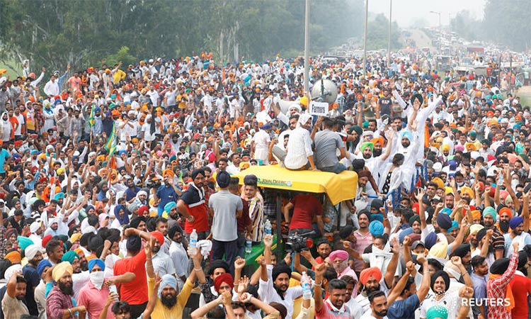 indian farmers protest 2024